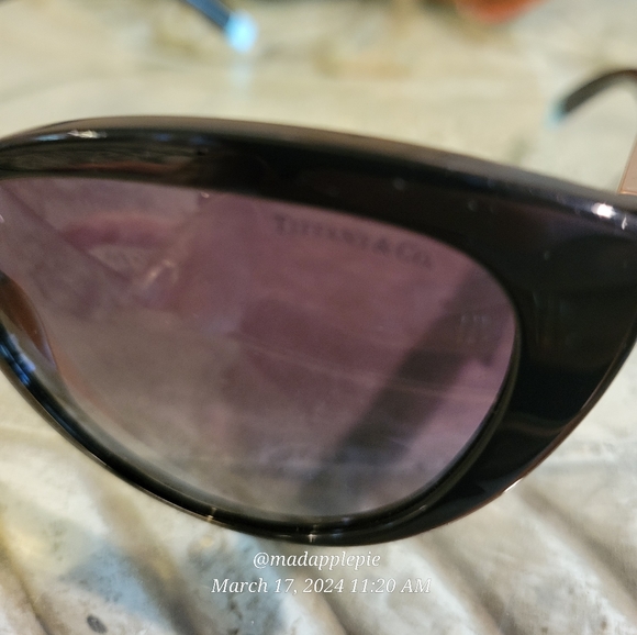 Tiffany & Company TF4196 Sunglasses Logo Cateye Metal Luxury Designer #57 - Picture 14 of 16
